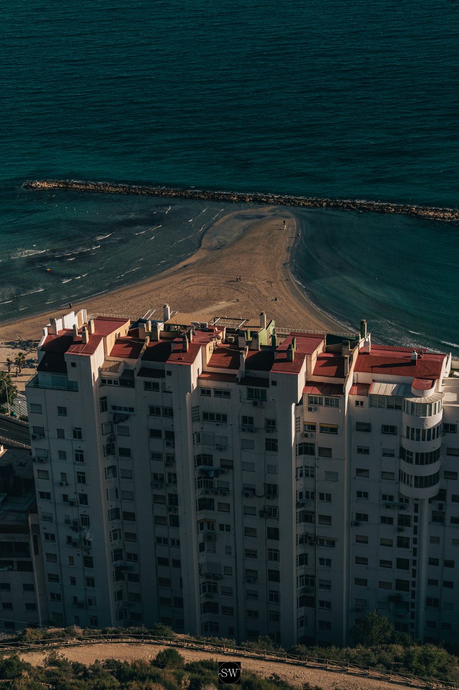 View from the Castillo de Santa Barbara, Alicante, Spain
