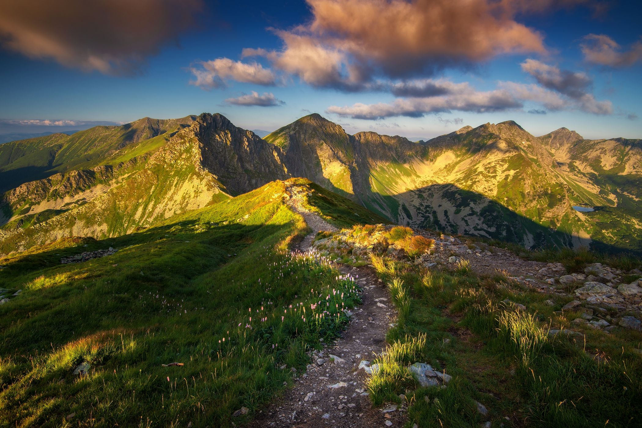 View from Volovec peak, Western Tatras, Slovakia (Slovak Republic)