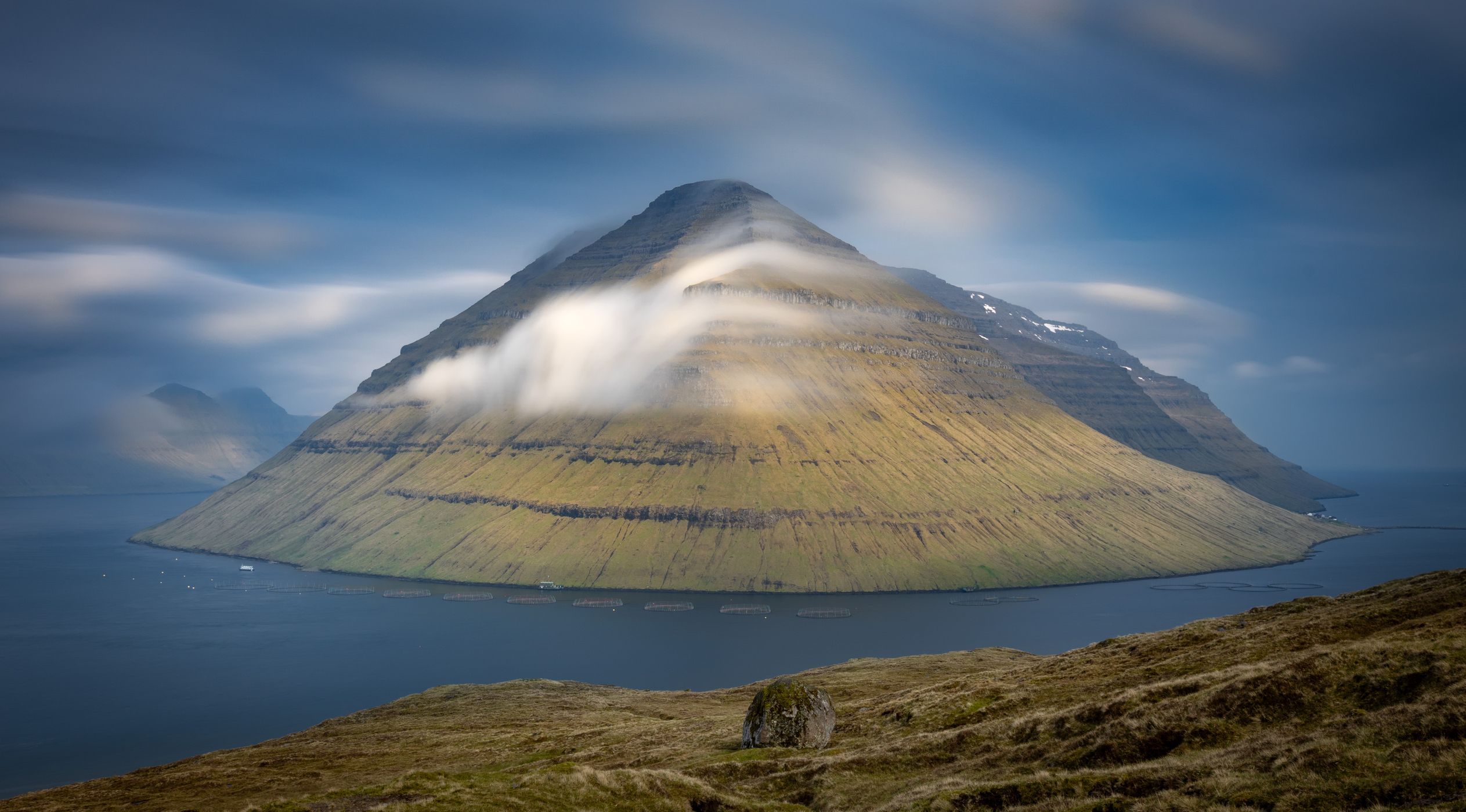 View of Kunoy, Faroe Islands