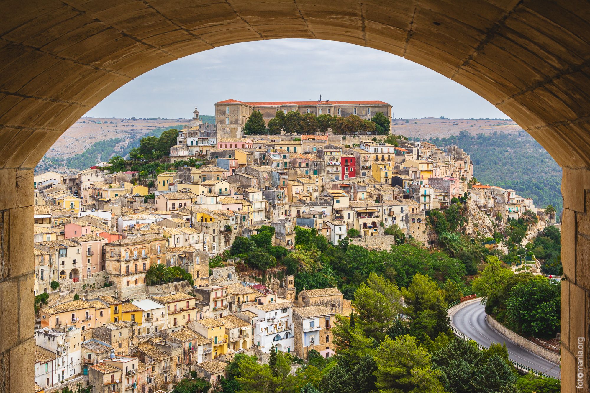 View of Ragusa Ibla, Italy