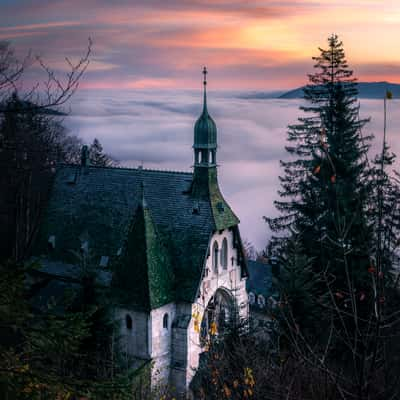 View of the chapel at Semmering, Austria