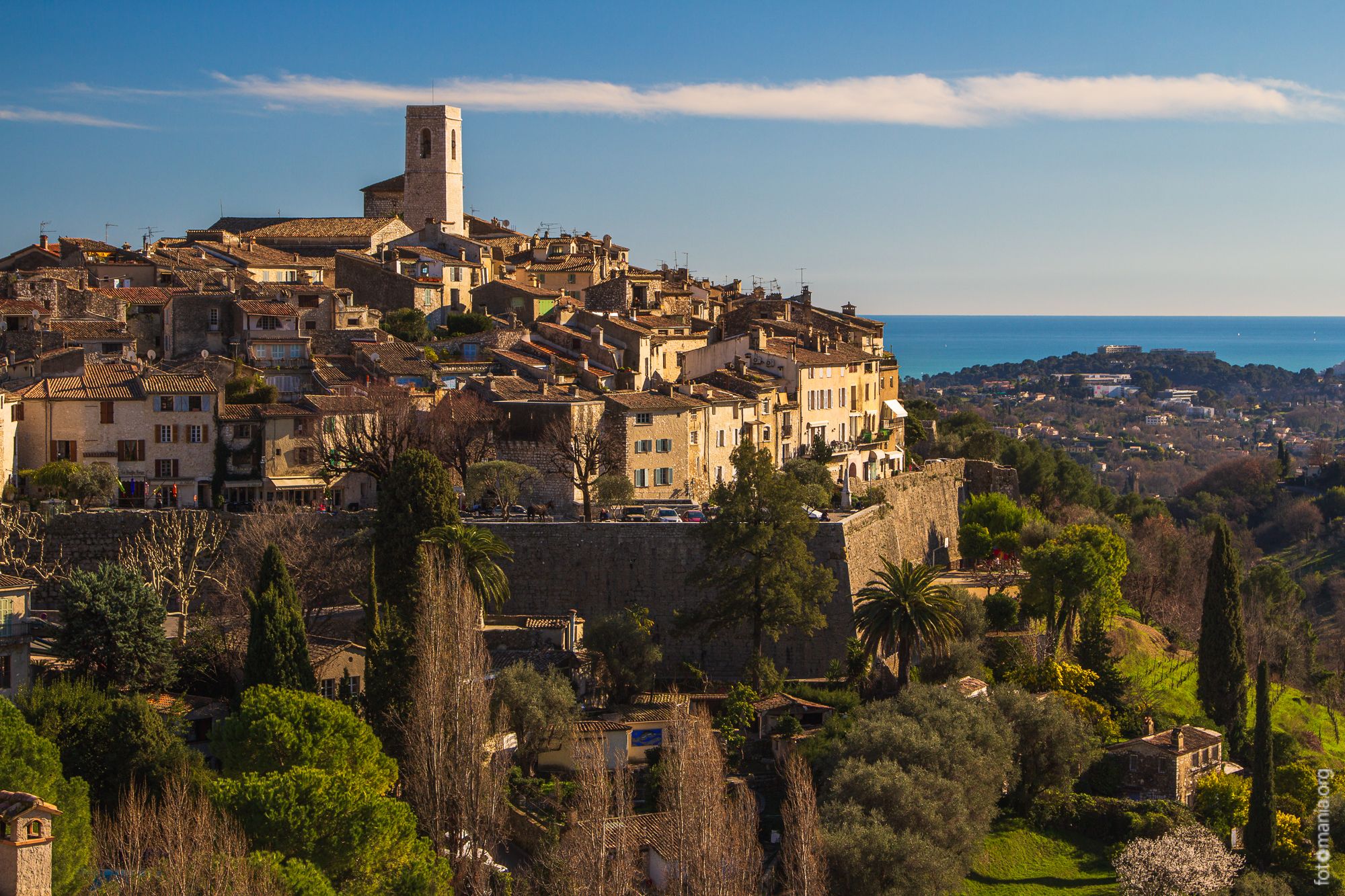 View over Saint-Paul-de Vence, France