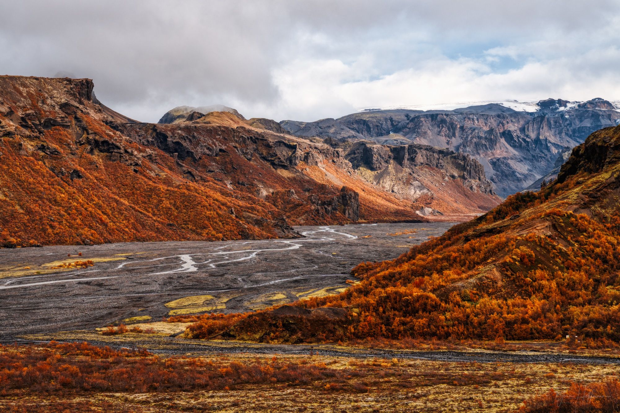 Viewpoint near Básar Camping, Þórsmörk, Iceland