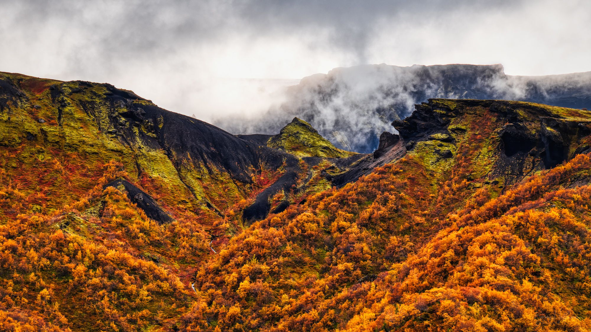 Viewpoint near Básar Camping, Þórsmörk, Iceland