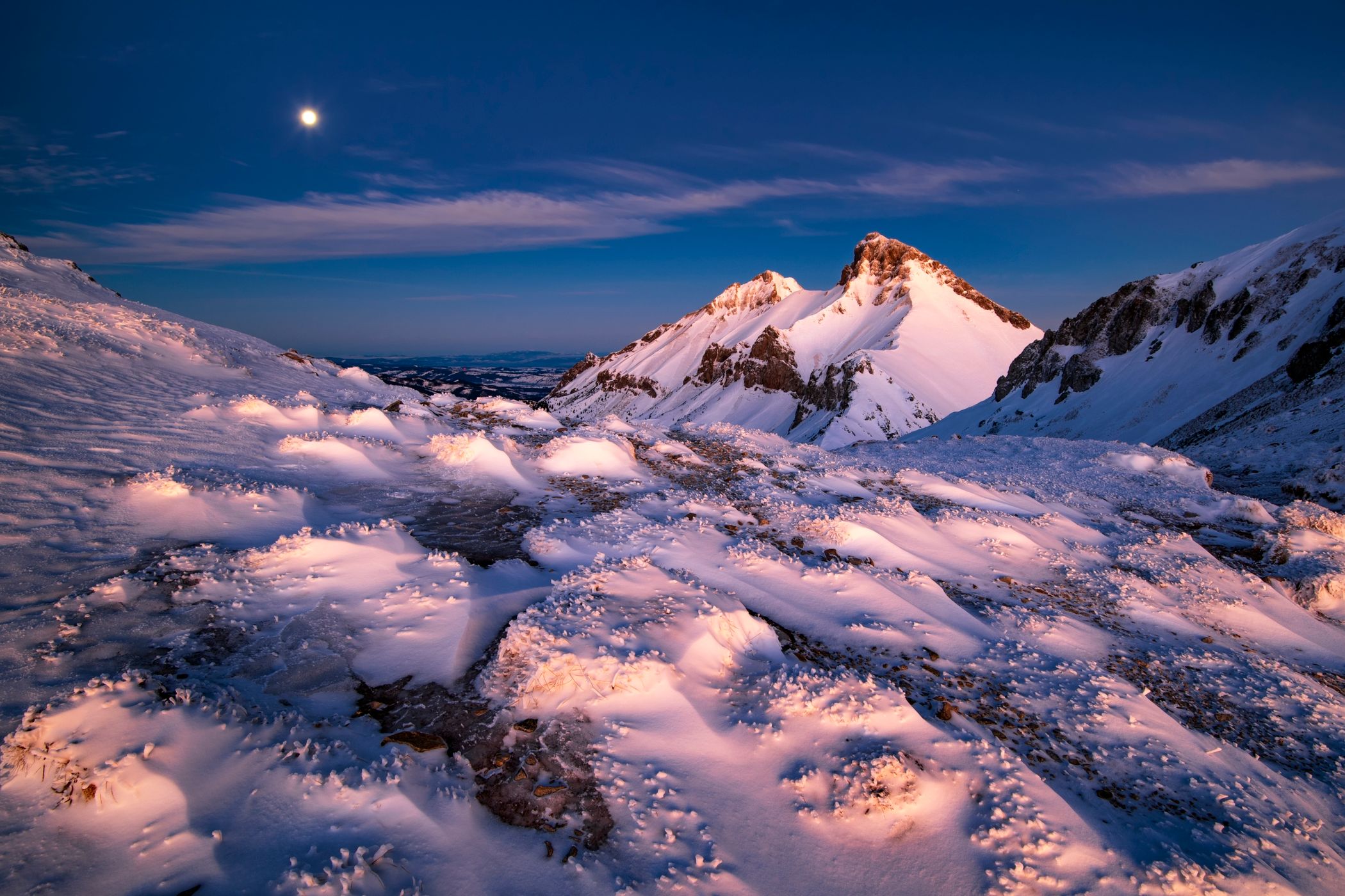 Vyšné Kopské sedlo in Belianske Tatras, Slovakia (Slovak Republic)