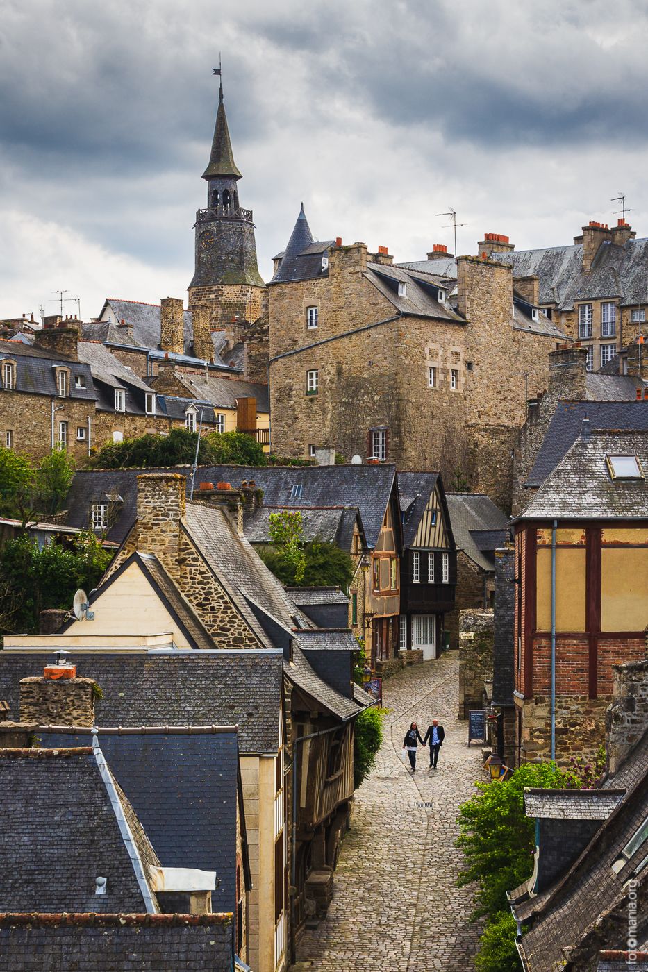 Wall of Dinan, France
