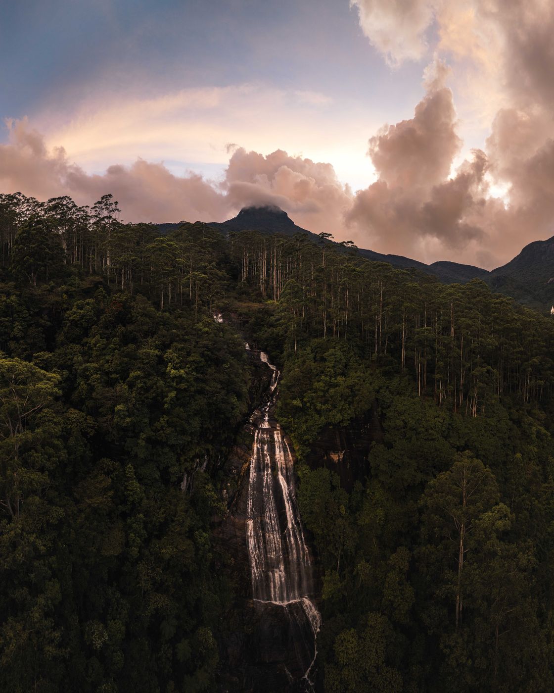 Waterfalls near Adams Peak, Sri Lanka