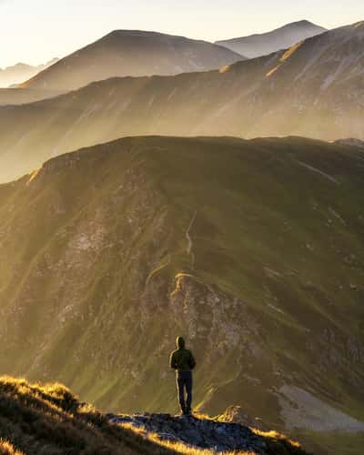 Western tatras from Volovec peak