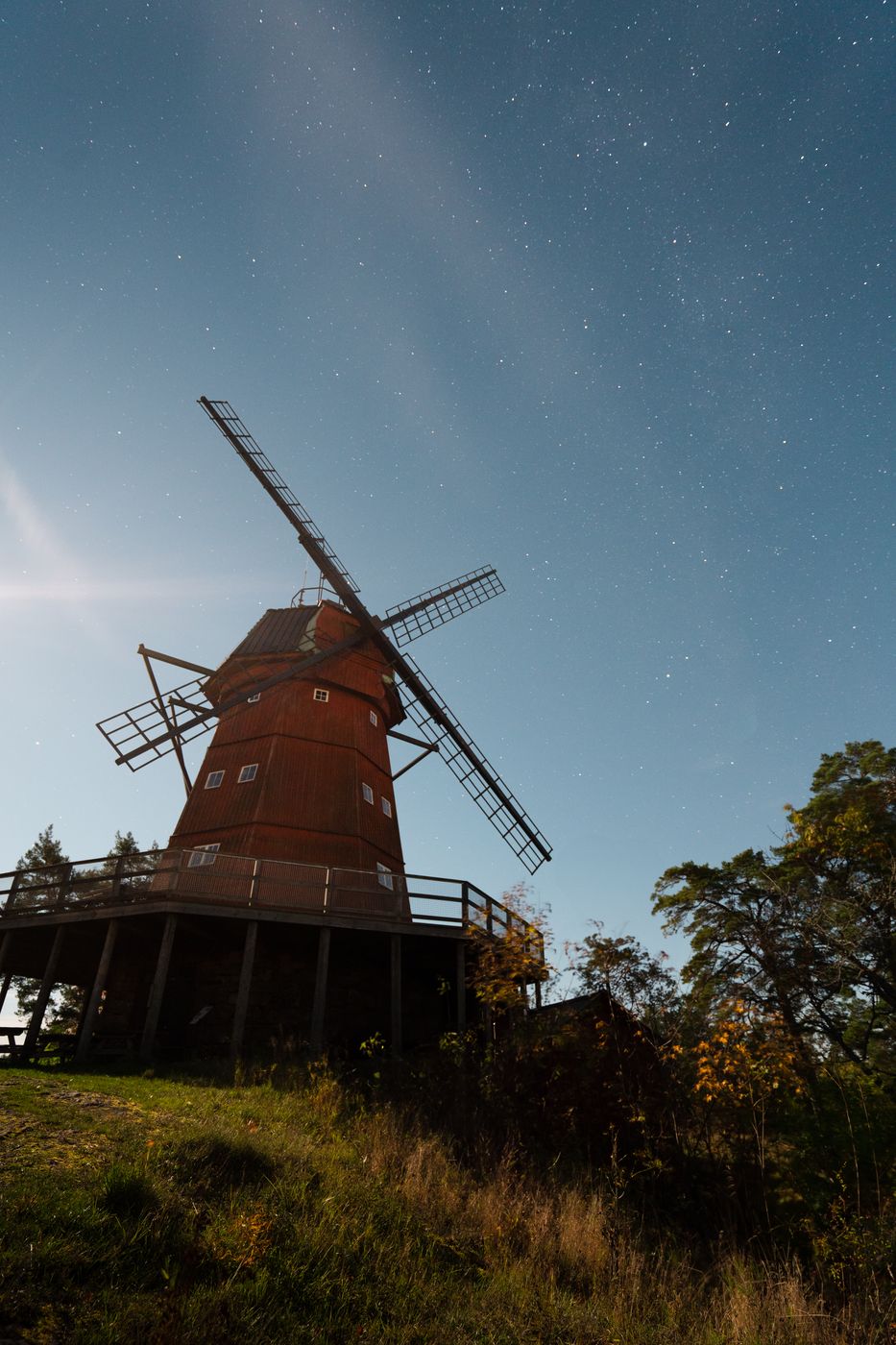 Windmill on the Hill Utö, Sweden