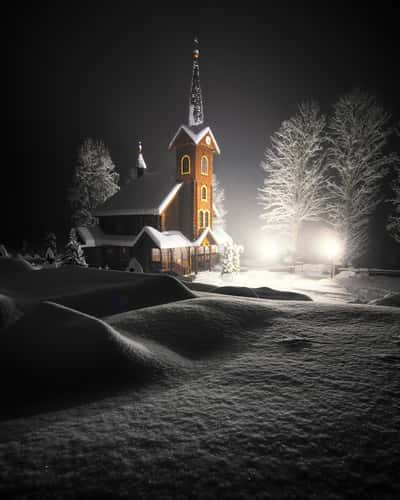 Wooden church in Tatranská Javorina