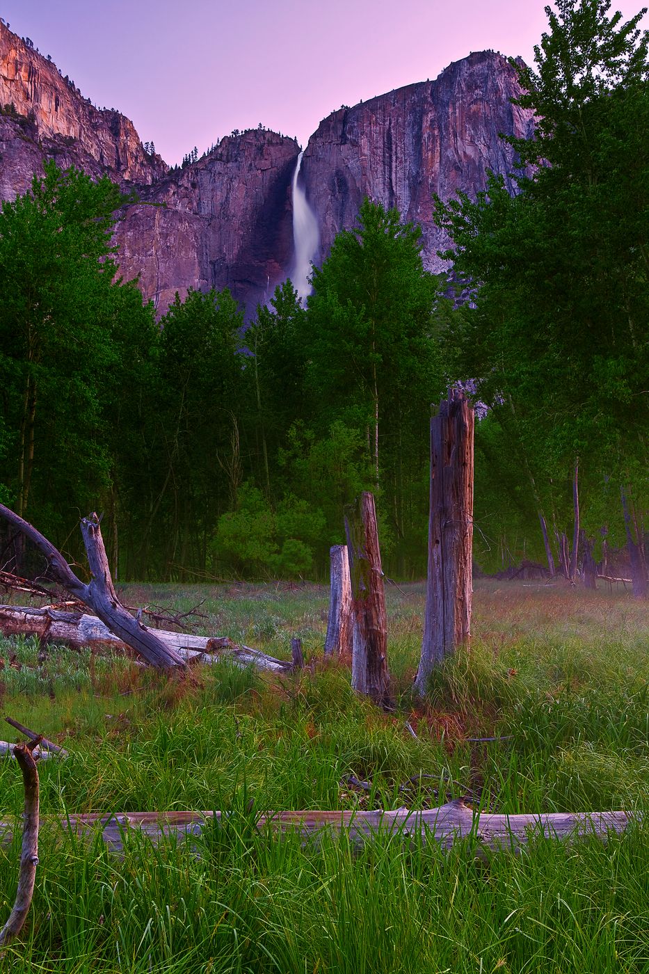 Yosemite Fall, Dawn, USA