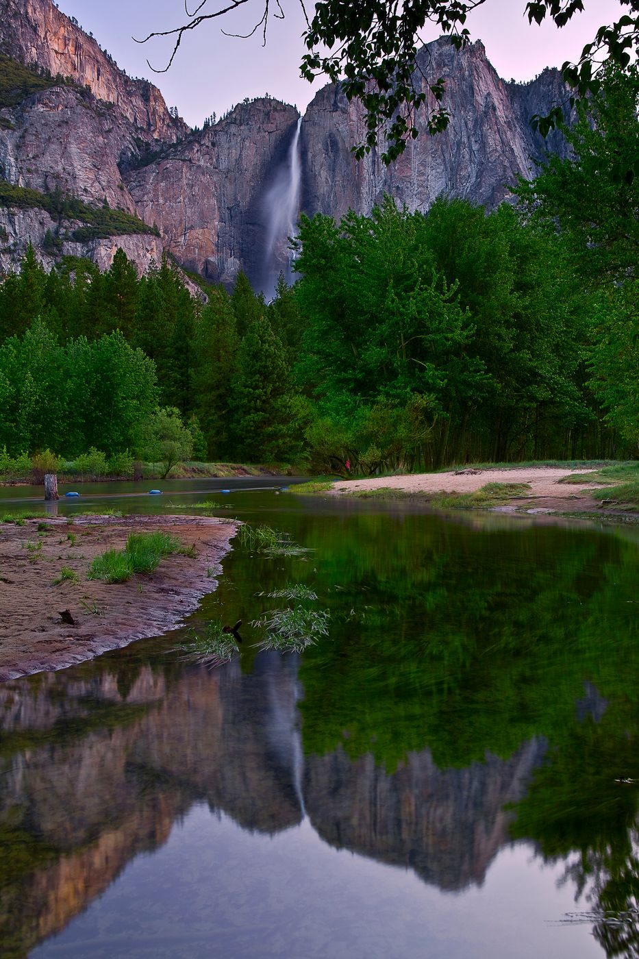 Yosemite Fall, Dawn, USA