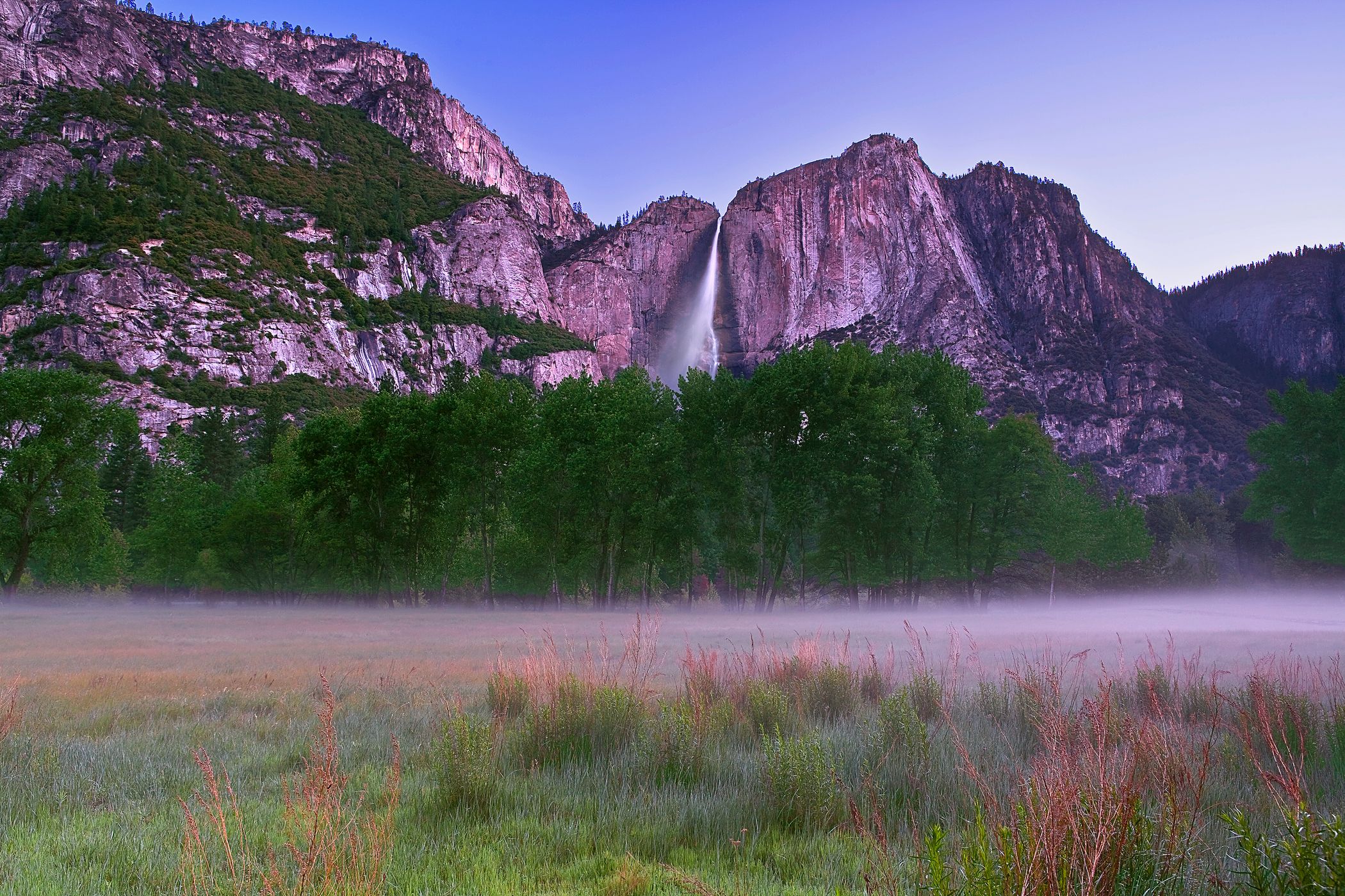 Yosemite Fall, Dawn, USA