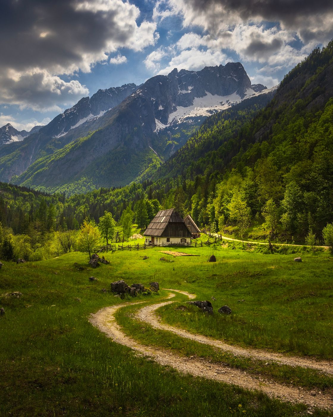 Zadnja Trenta valley in Julian Alps, Slovenia