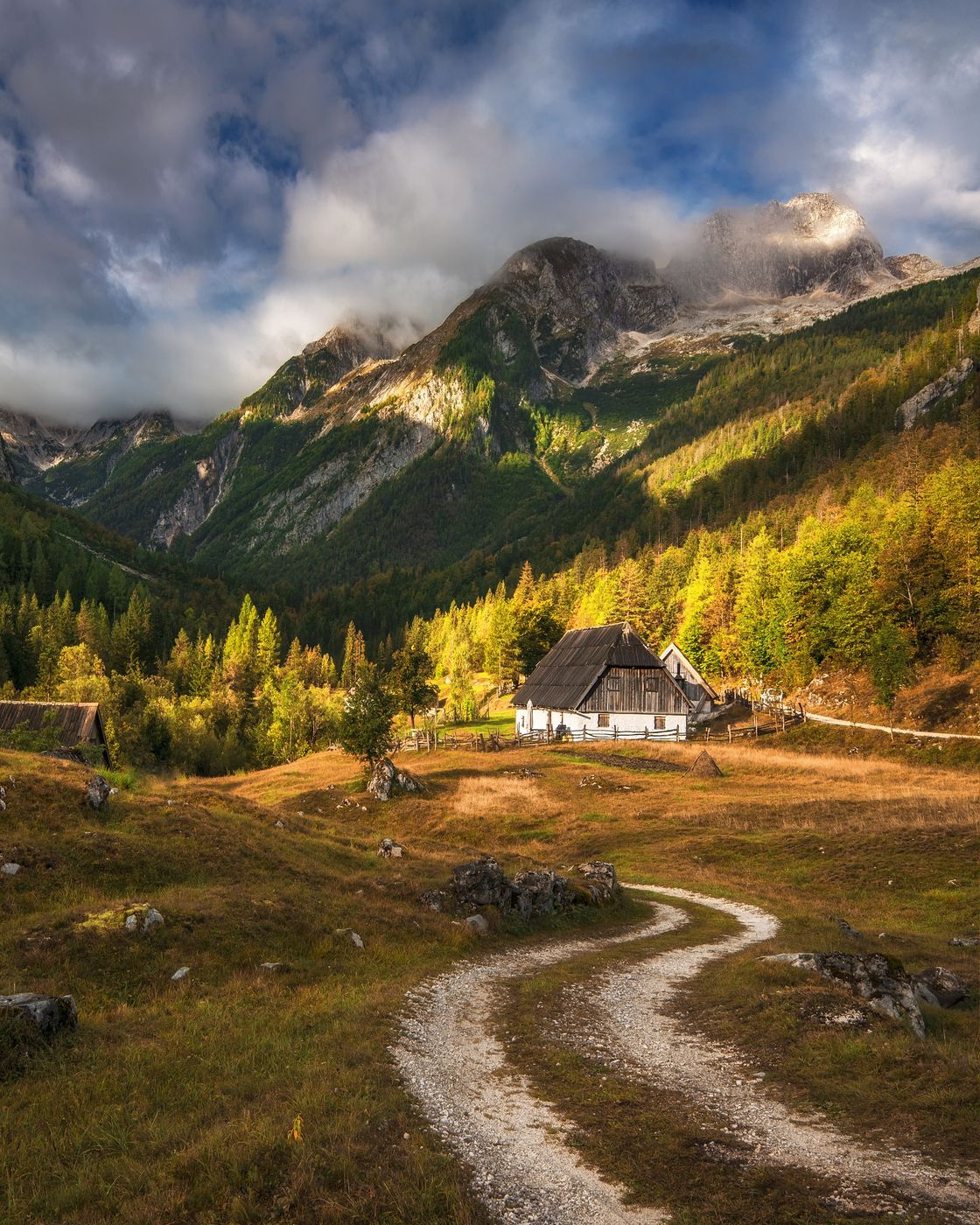 Zadnja Trenta valley in Julian Alps, Slovenia