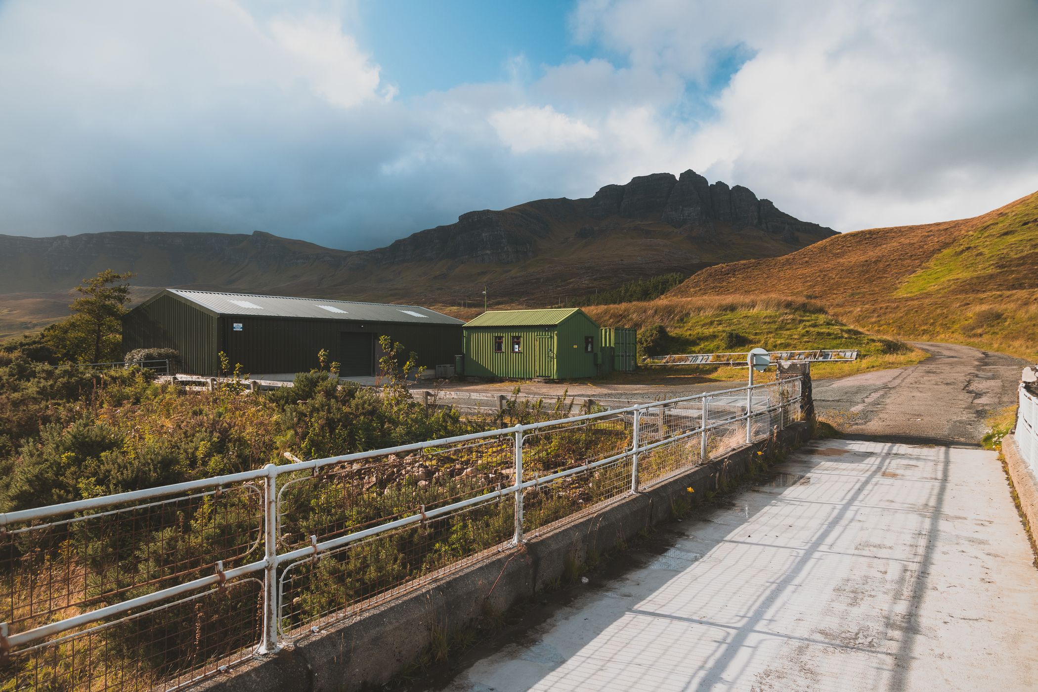 A dam opposite the Storr, United Kingdom