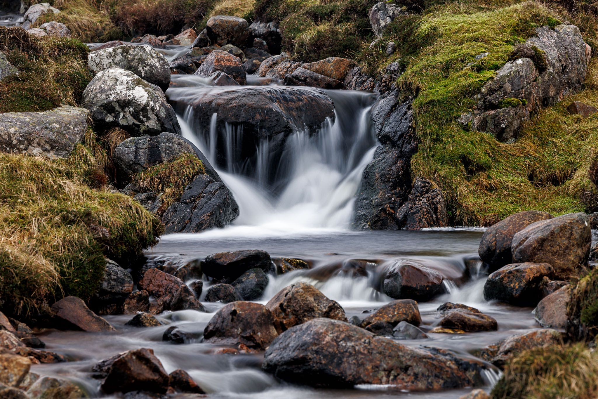 Abhainn Hotaroil waterfall, United Kingdom