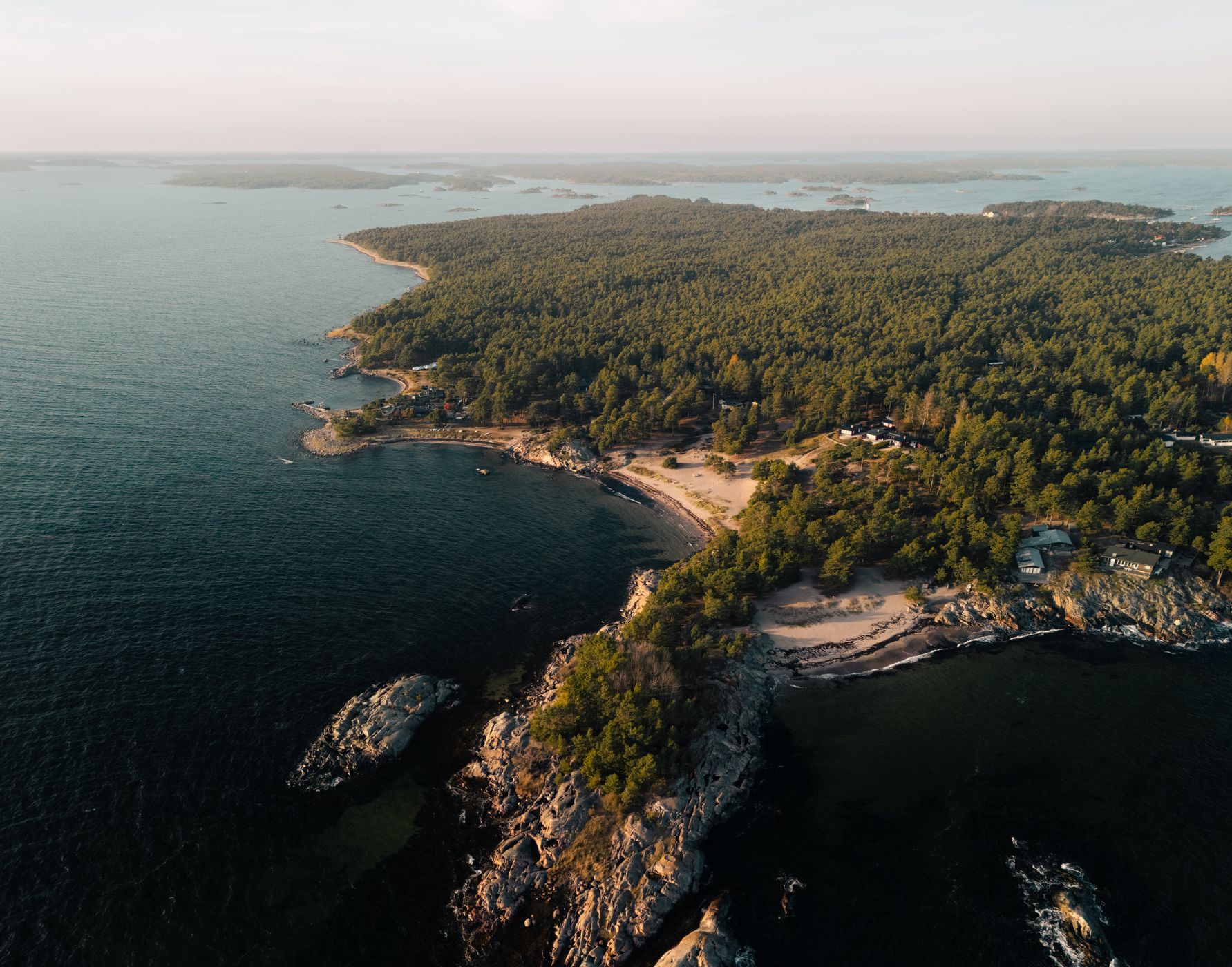Aerial Views of Sandhamn, Sweden