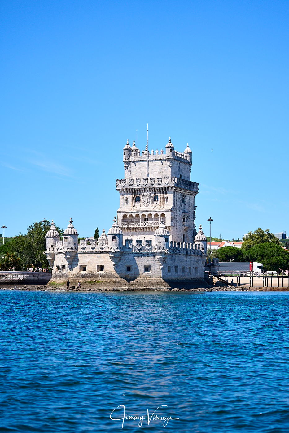 Belem Tower from the Tagus River, Portugal