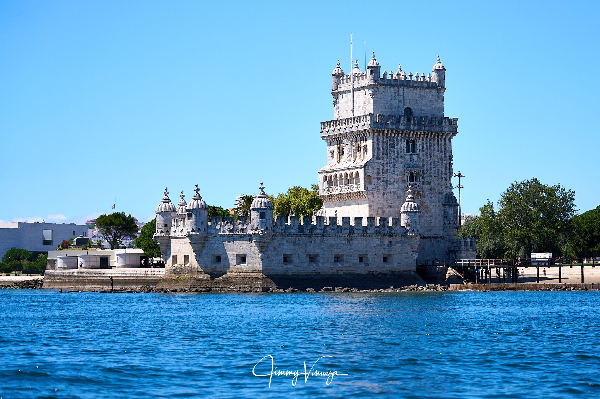 Belem Tower from the Tagus River, Portugal