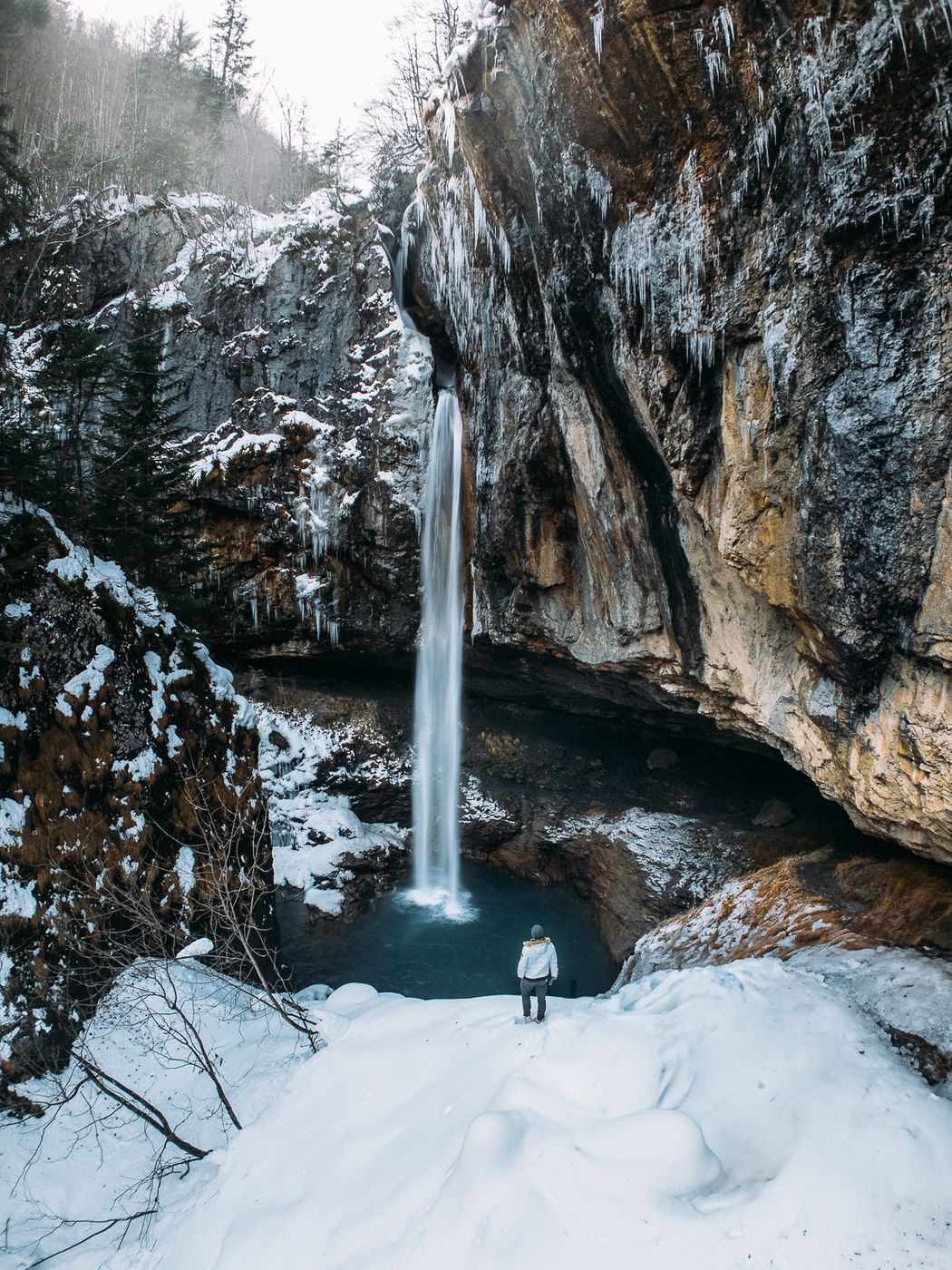 Berglistüber Waterfall (Drone), Switzerland