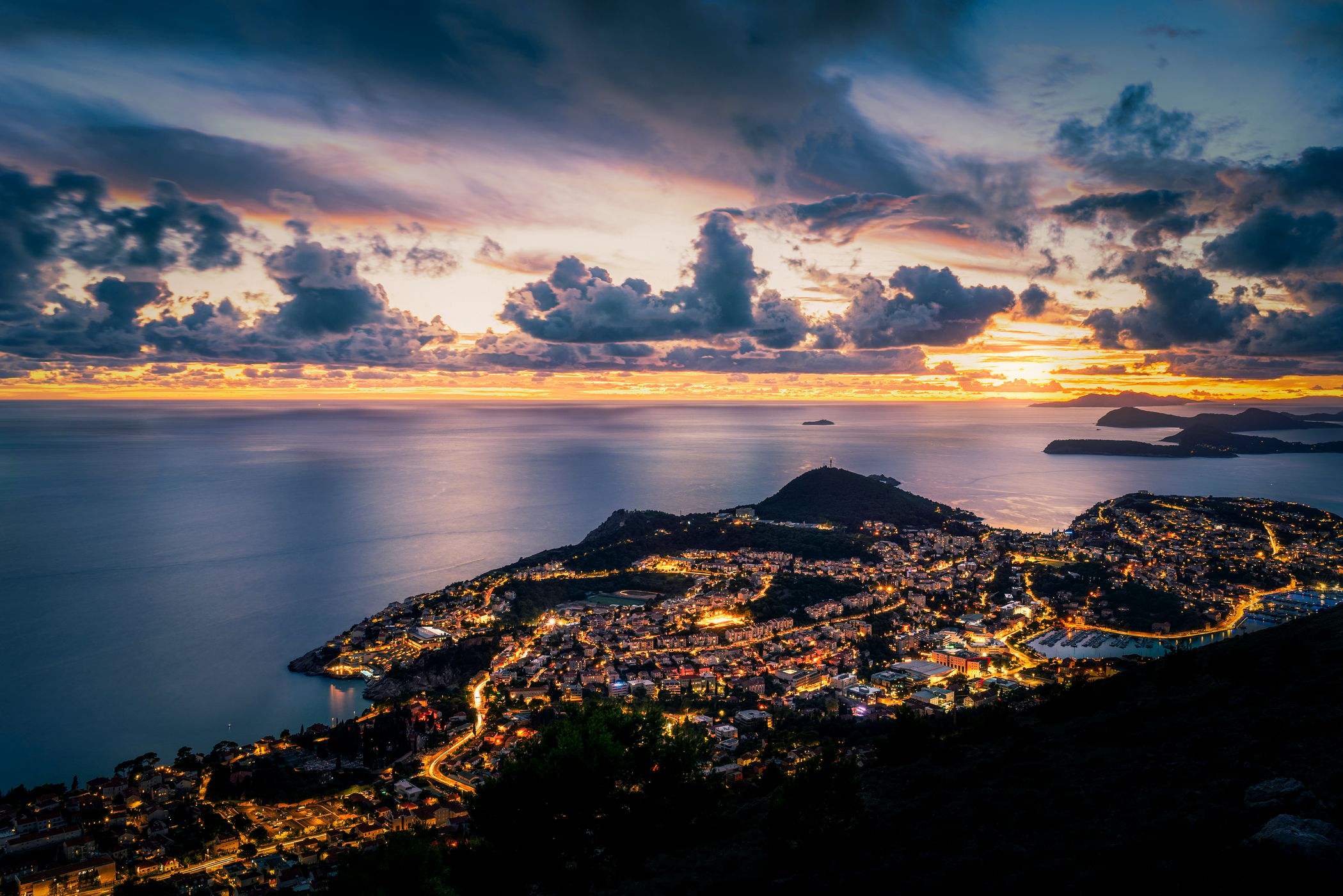 Blick auf Dubrovnik, Croatia
