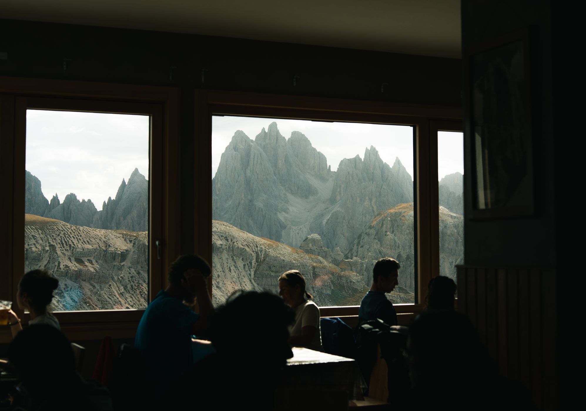 Cafe Views from Cadini, Italy