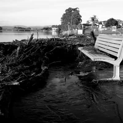 Car park at Manning River Rowing Club, Australia