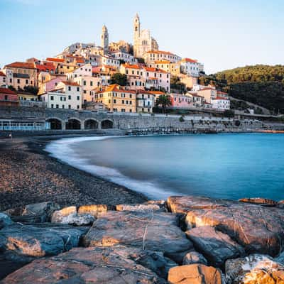 Cervo from Beach, Italy