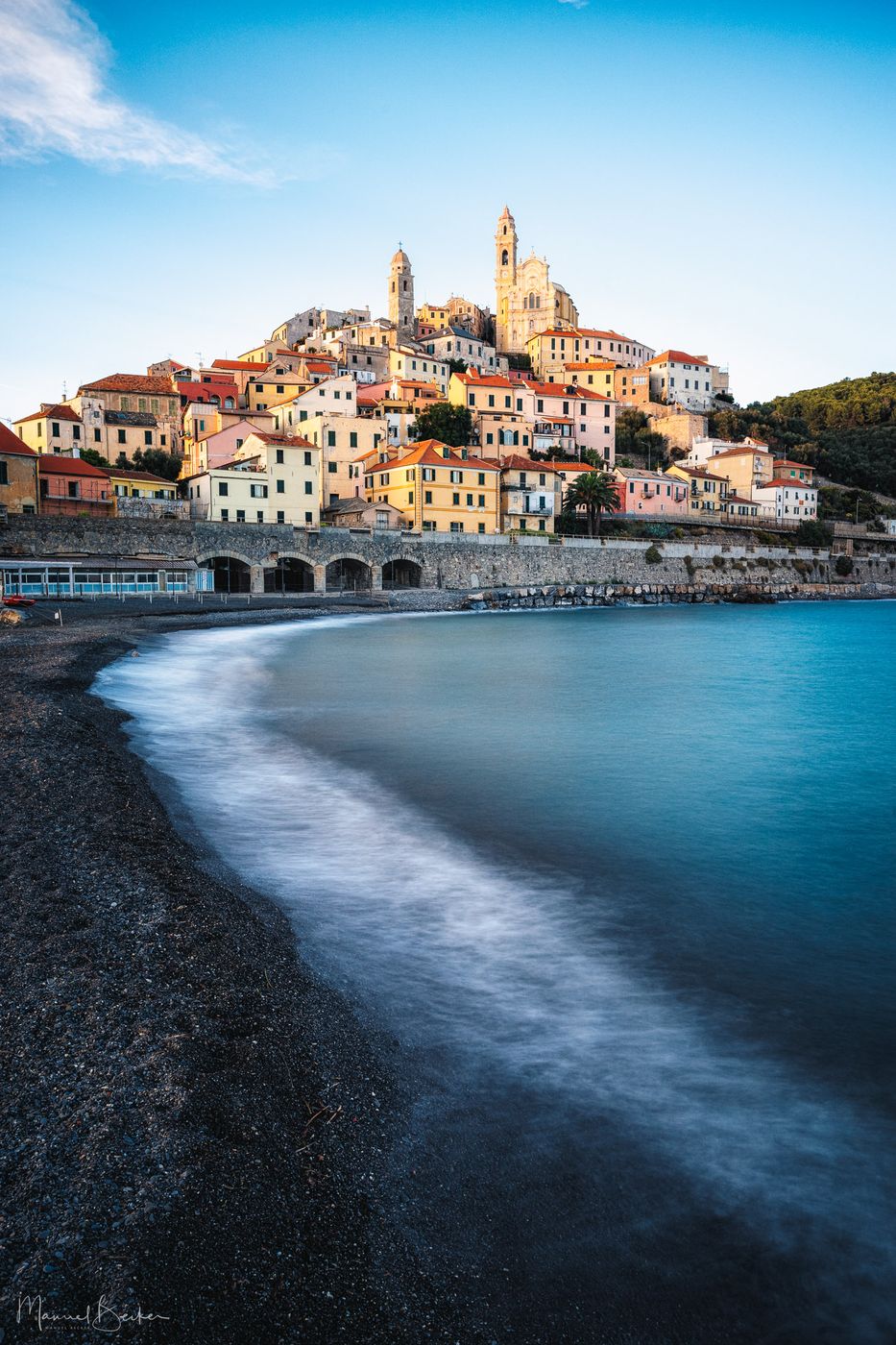 Cervo from Beach, Italy