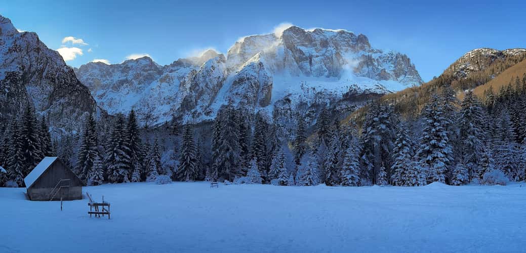 Chilling morning in Val Saisera