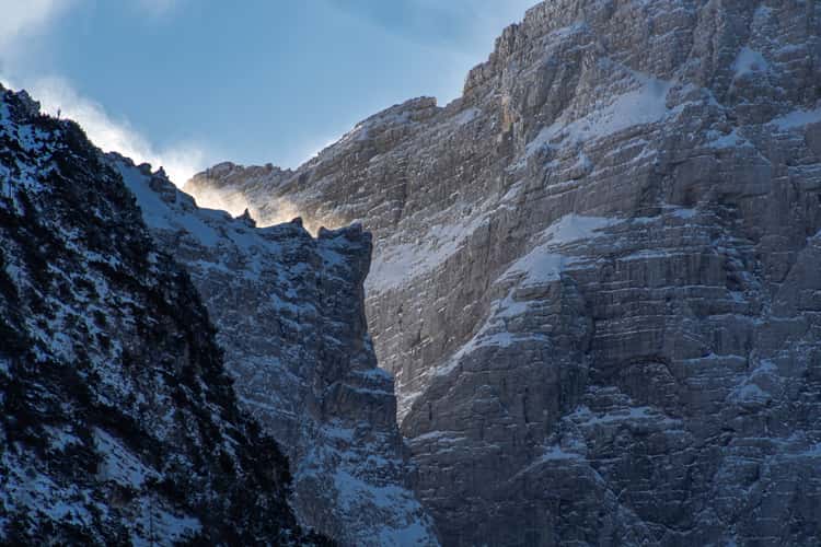 Chilling morning in Val Saisera