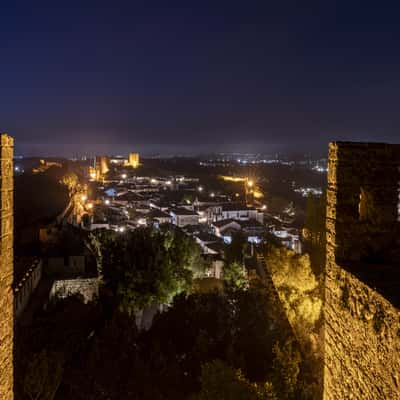 City walls of Obidos, Portugal