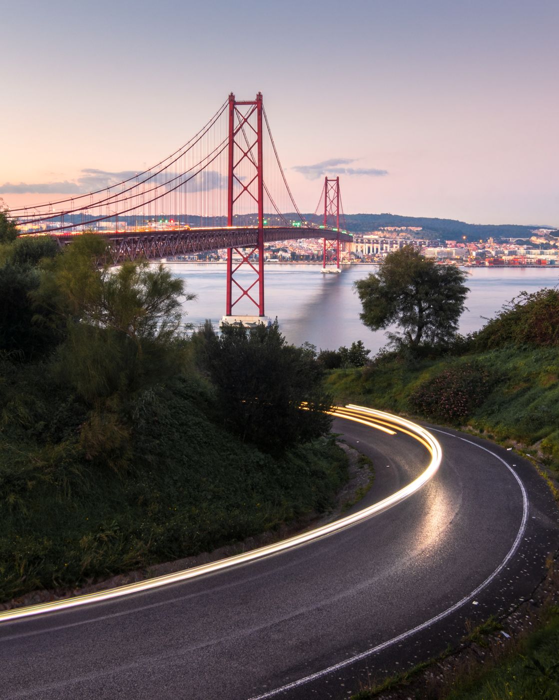 The 25 de Abril Bridge, Lisbon, Portugal