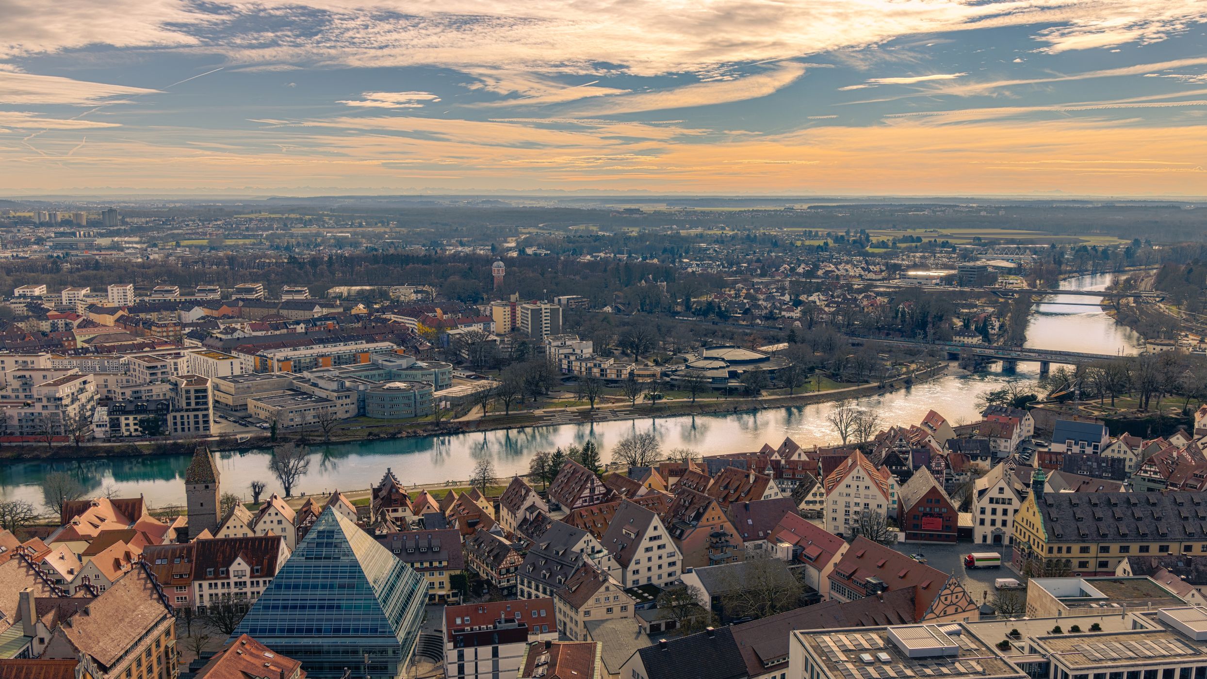 Danube from Ulm Minster, Germany