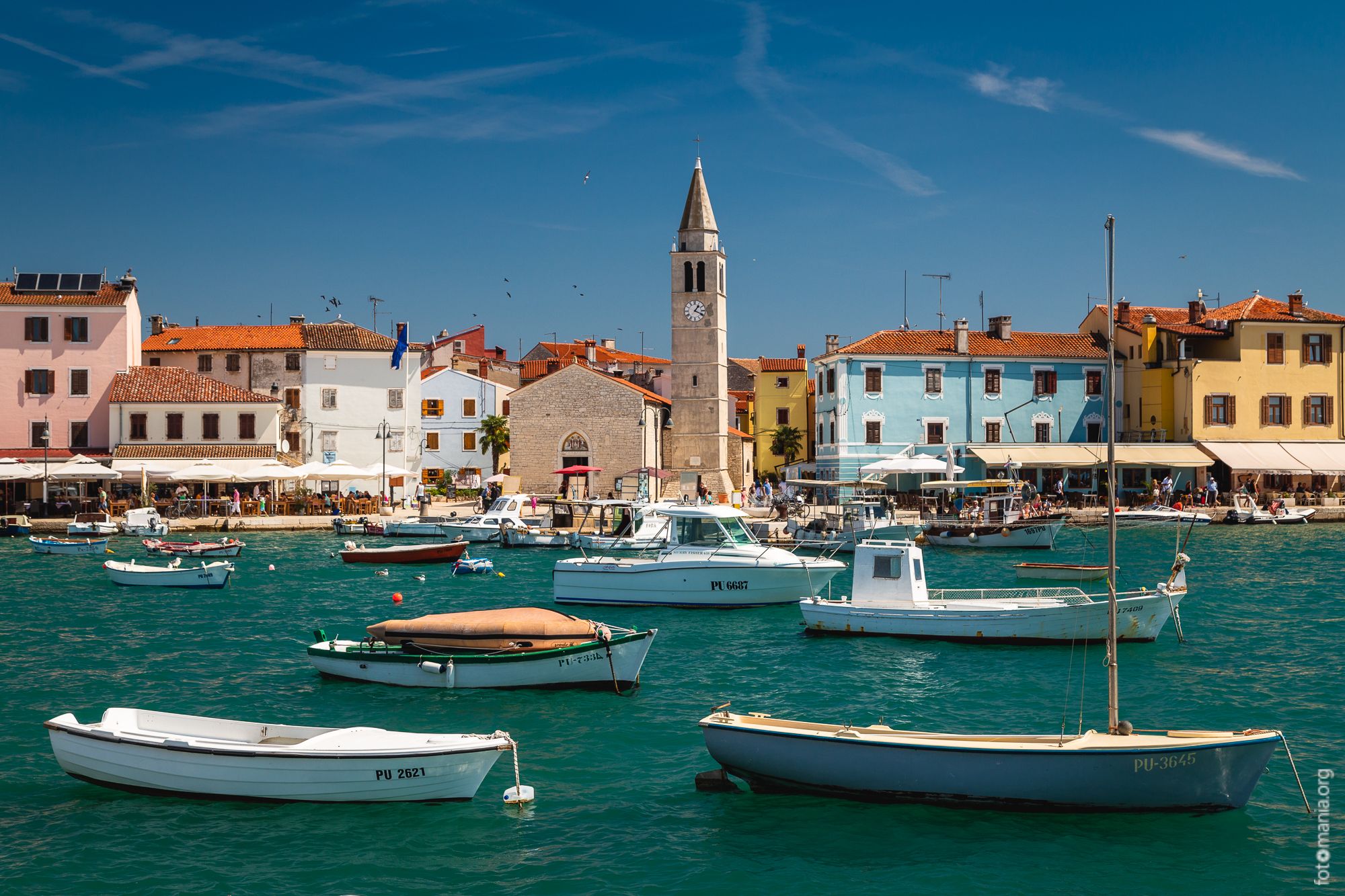 Fažana harbor, Croatia