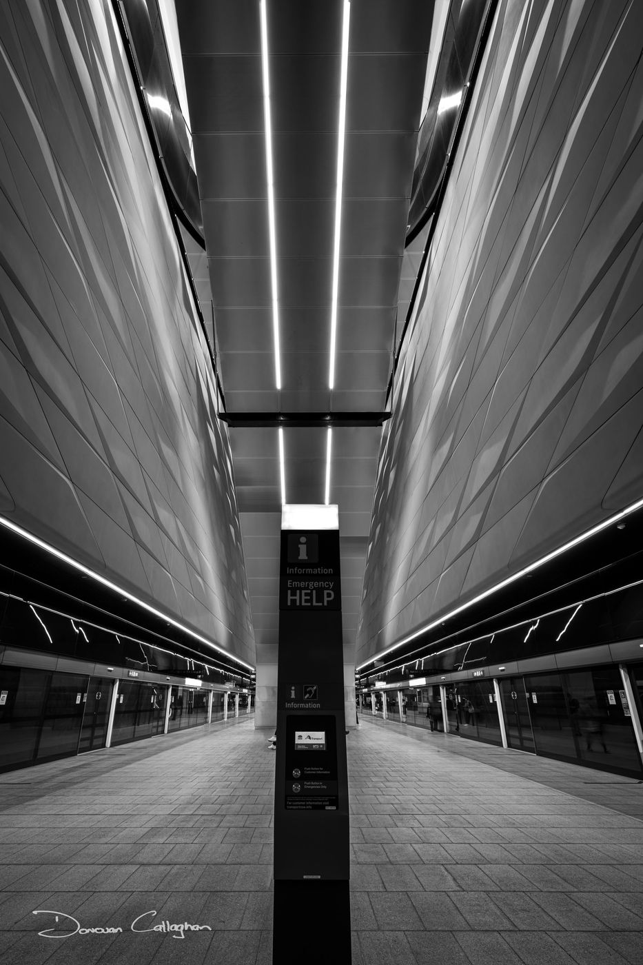 Gadagil station Platform, Gadagil, Sydney, NSW, Australia