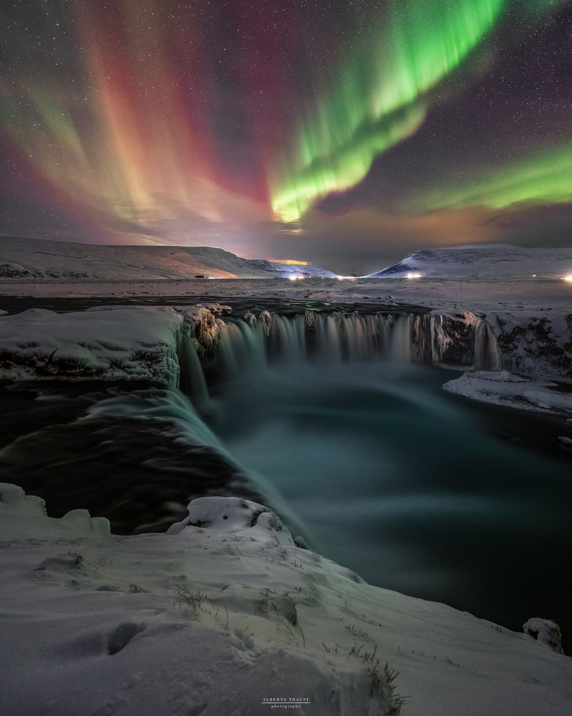 Goðafoss, South side view, Iceland