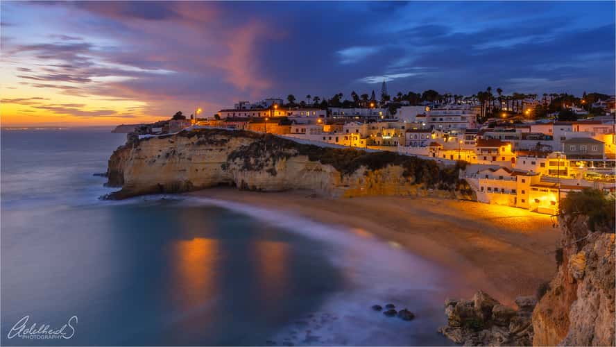 Golden Chalk Cliffs (Praia do Carvoeiro / Algarve)