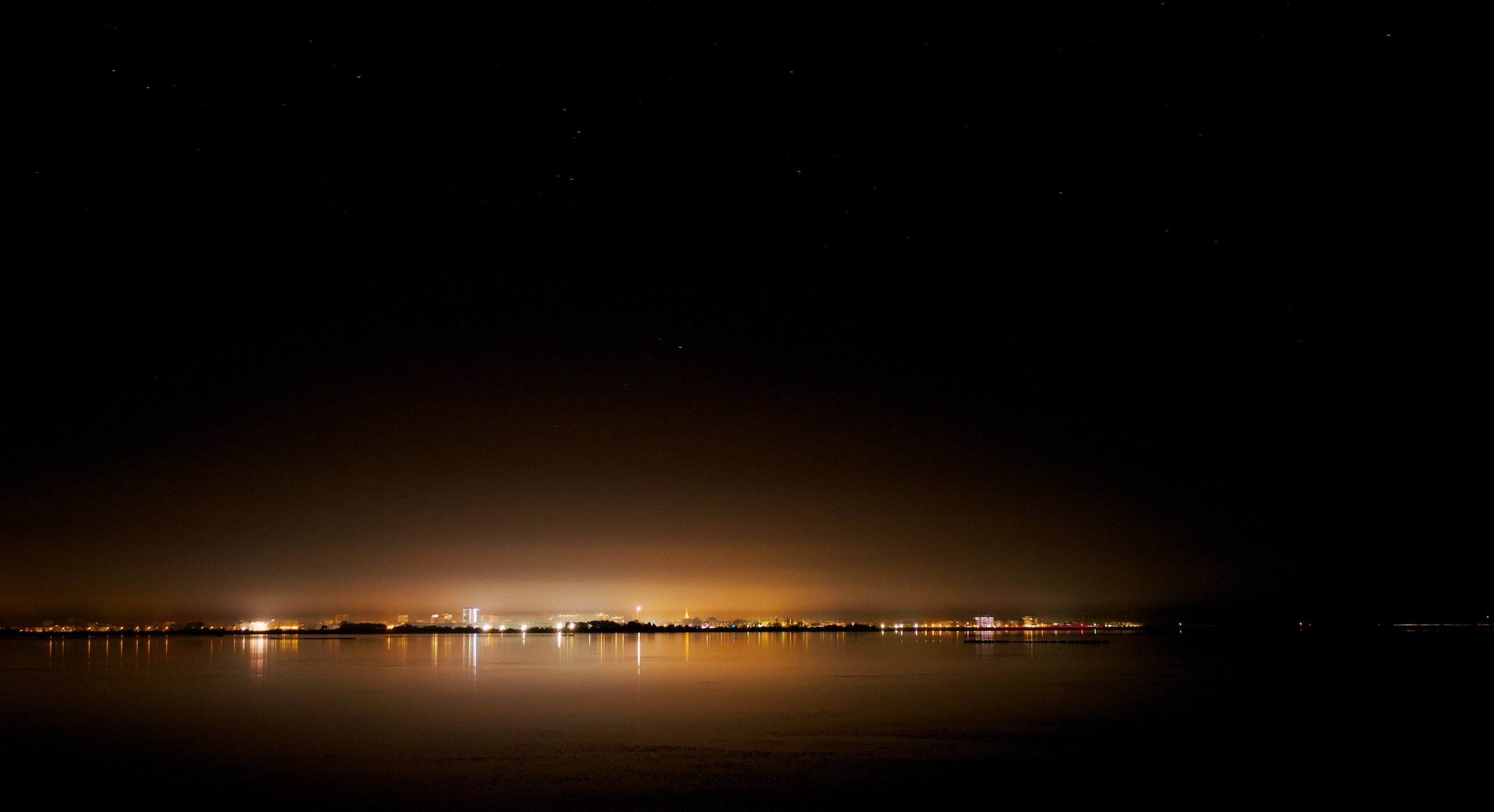 Grado by night, Italy