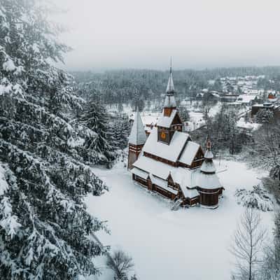 Gustav-Adolf-stave-Church (Drone), Germany