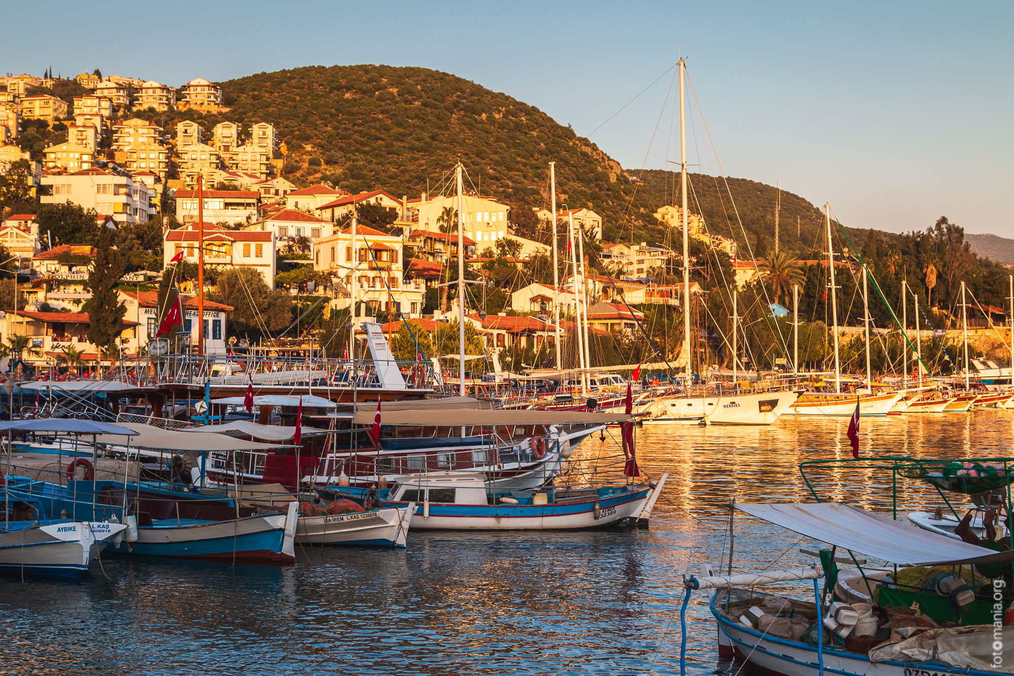 Harbor of Kaş, Turkey, Turkey (Türkiye)