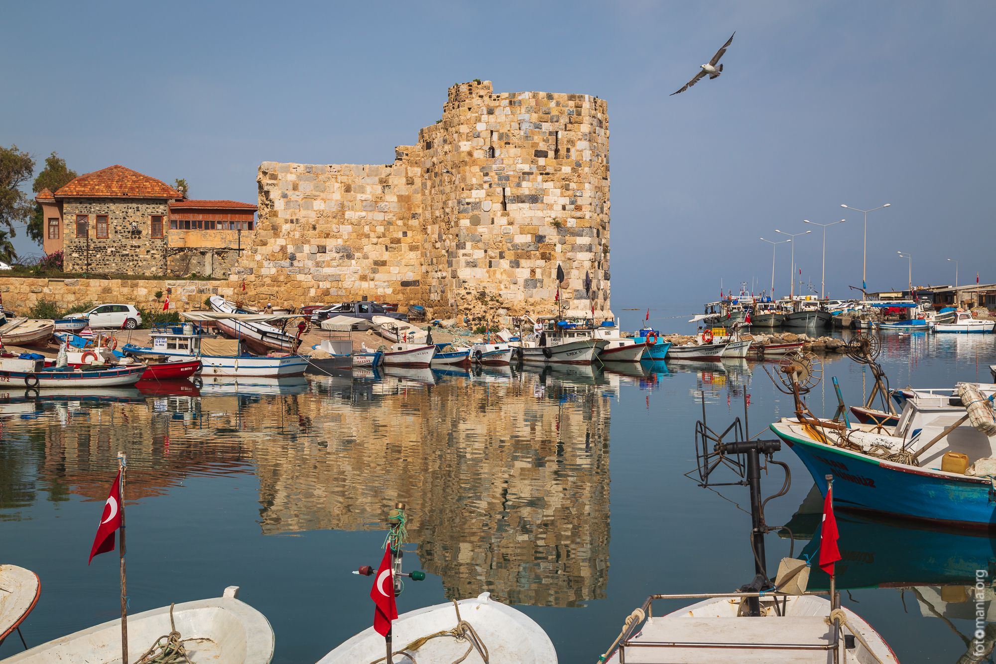 Harbor of Yumurtalık town, Turkey (Türkiye)