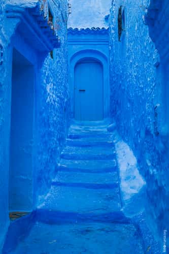 Hinterhof in Chefchaouen