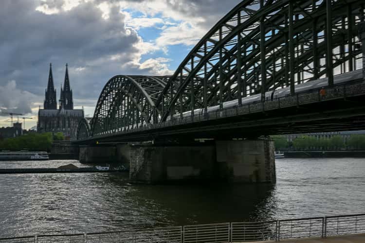 Hohenzollern Bridge with Cologne Cathedral, Cologne