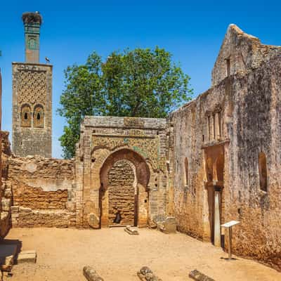 Inside Chellah, Morocco