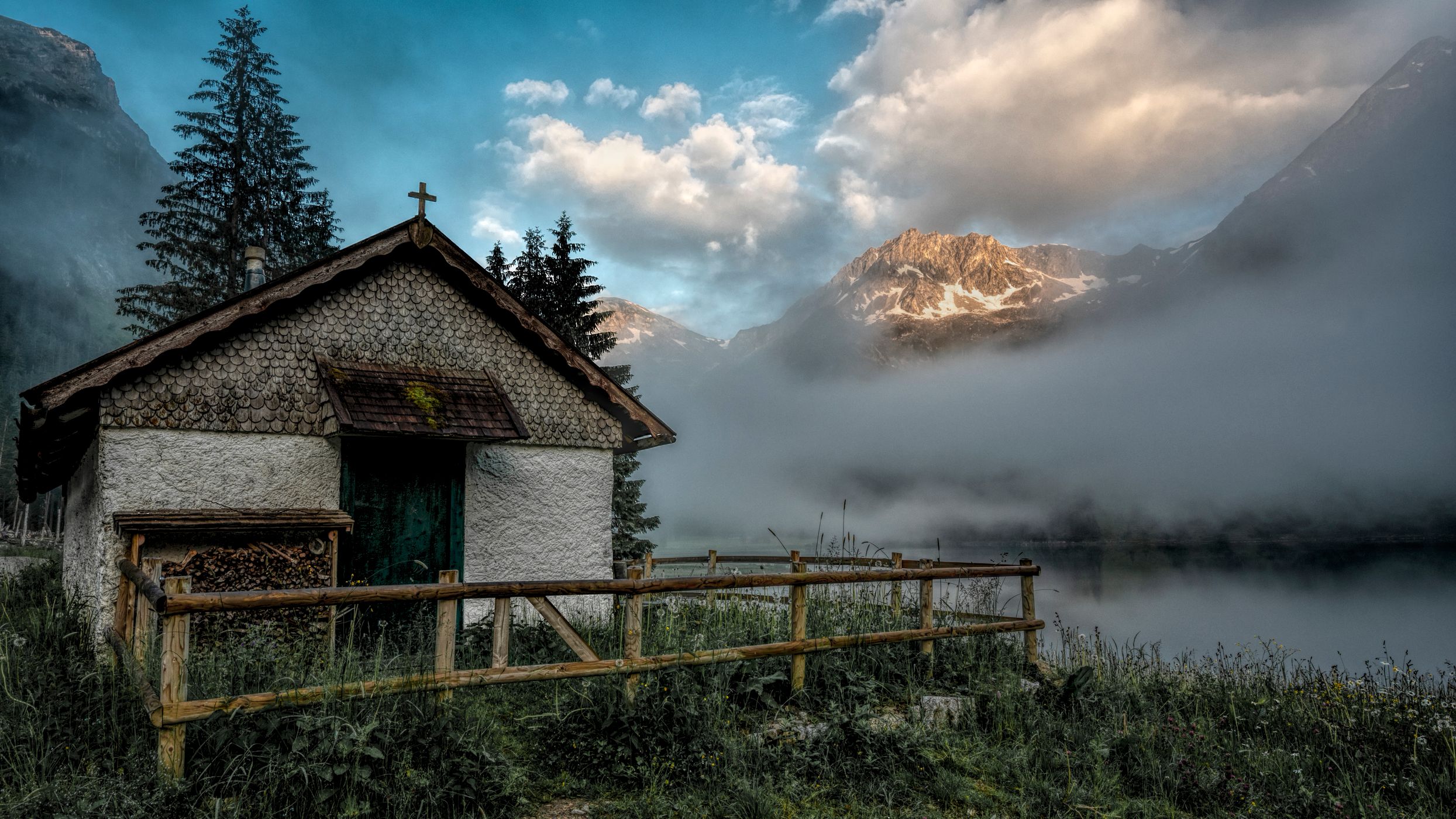 Chapel at Vilsalpsee, Austria