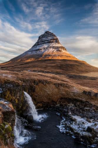 Kirkjufell Waterfall with Kirkjufell