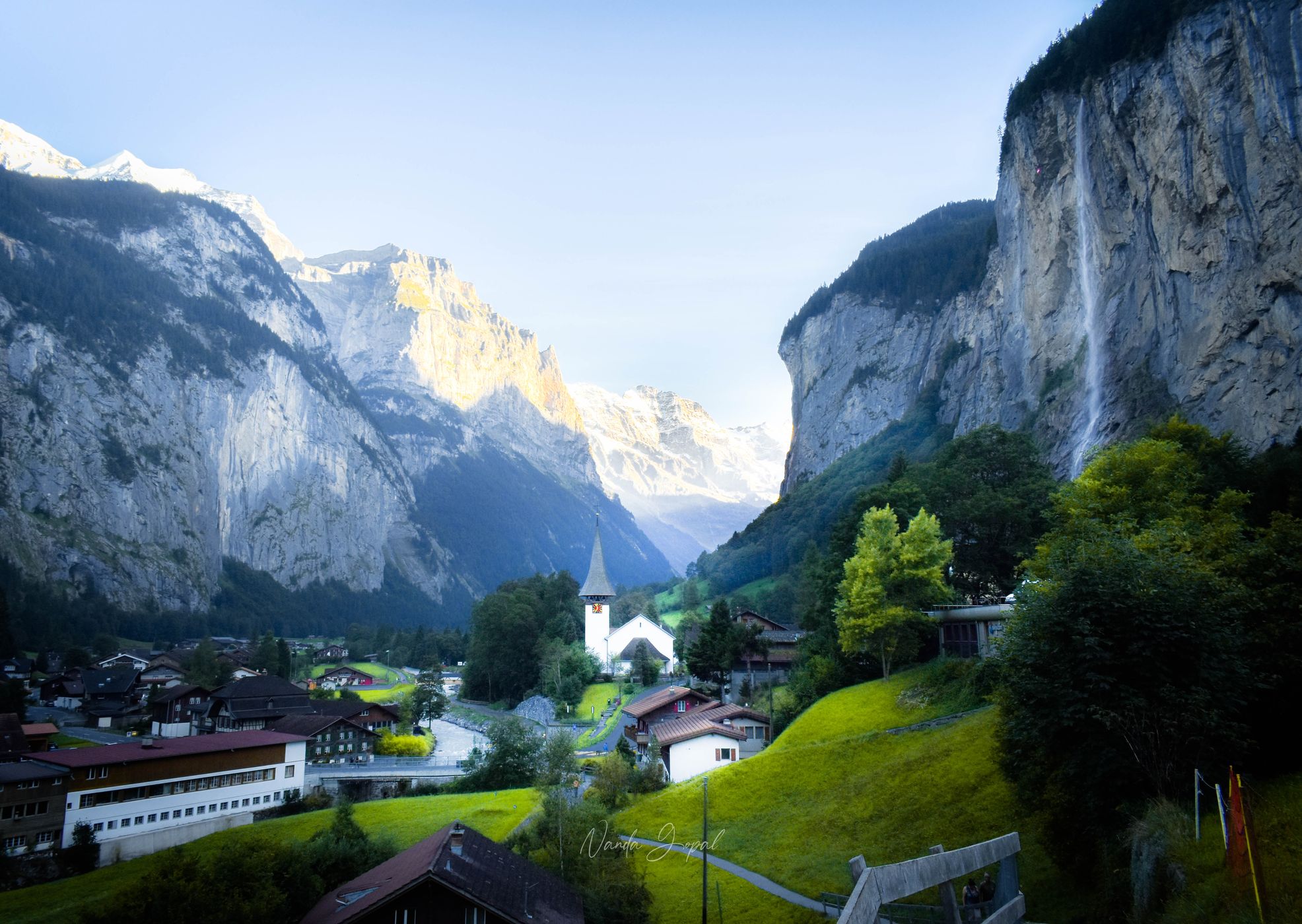 Lauterbrunnen from Fuhren View Point, Switzerland