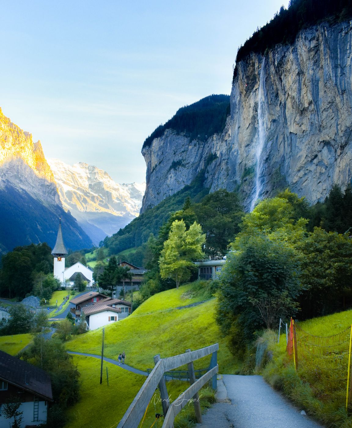 Lauterbrunnen from Fuhren View Point, Switzerland